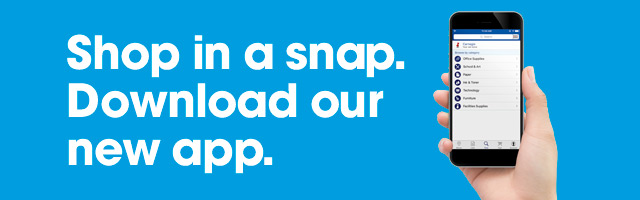 Shop in a snap. Download our new app.