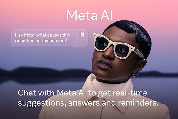 Ask your glasses anything with Meta AI