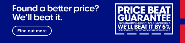 Found a better price? We'll beat it. Find out more.