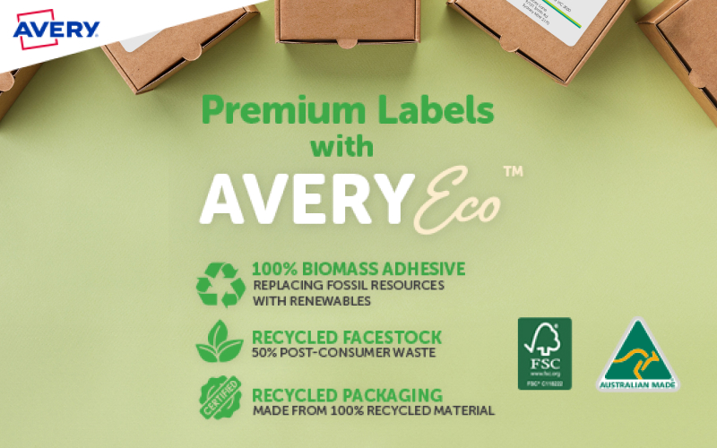 White Premium Labels with AveryEco™