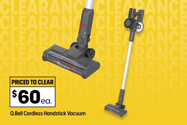 Q-Bell Cordless Handstick Vacuum