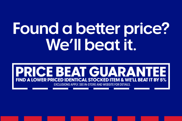 Learn about our Price Beat Guarantee