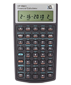 HP 10bII+Financial Calculator