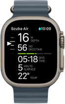 Apple Watch Ultra 3, diving screen