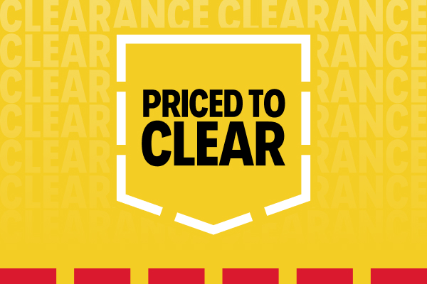 Clearance. Low prices on final clearance products, while stocks last.