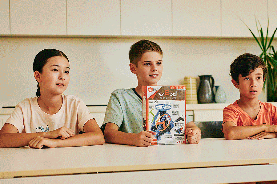Kids rate and review the Vex zip flyer STEM robotics kit
