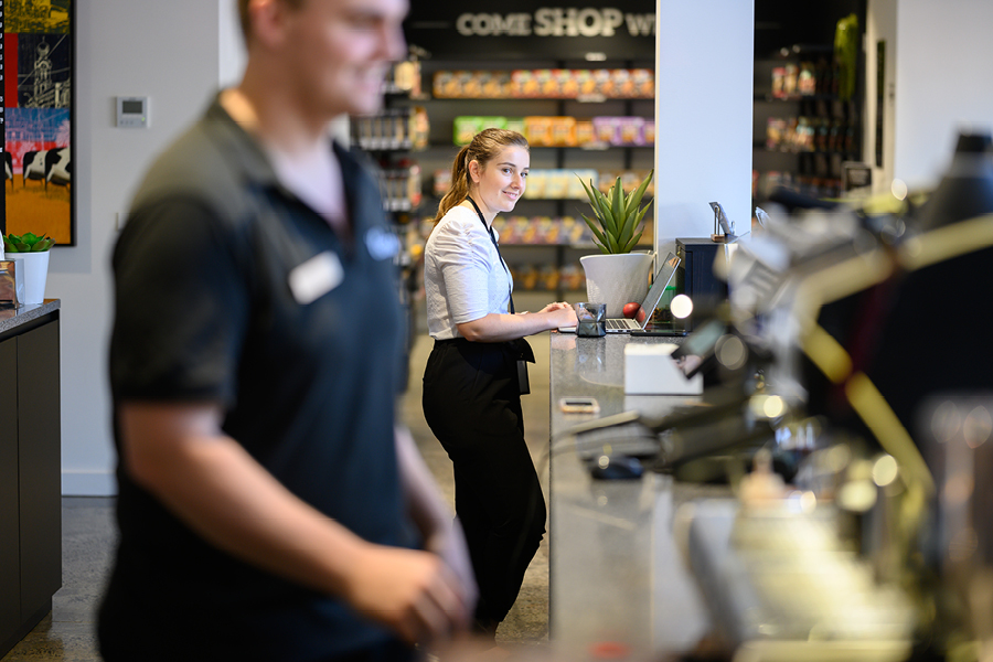 he key to business growth is great staff with a can-do attitude.