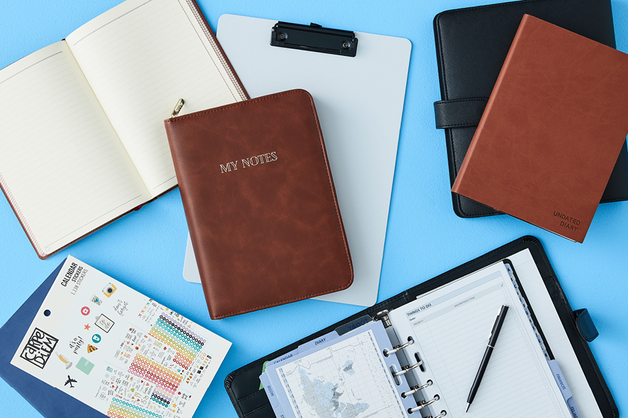 Planners and diaries should be on your home office essentials list.