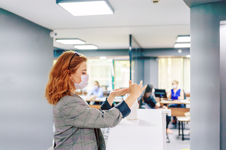 Any new innovative office fitouts should prioritise hygiene and sanitation .