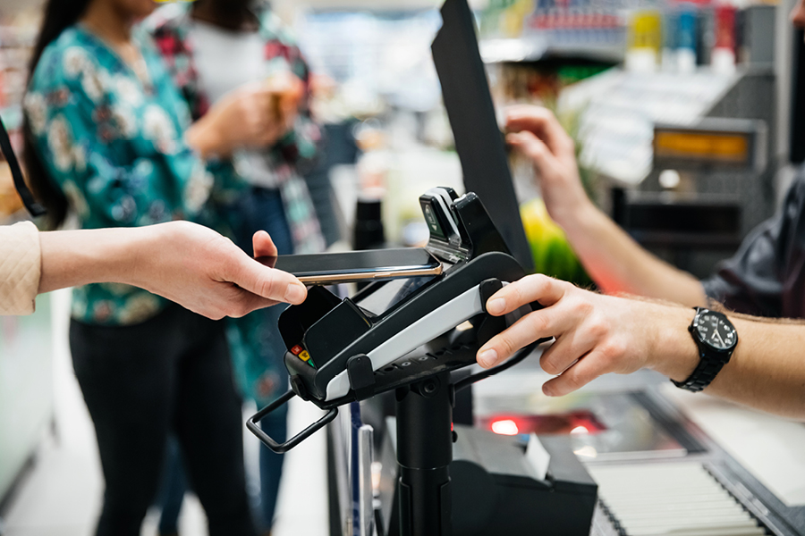 There are specific point of sale systems to handle online payments.