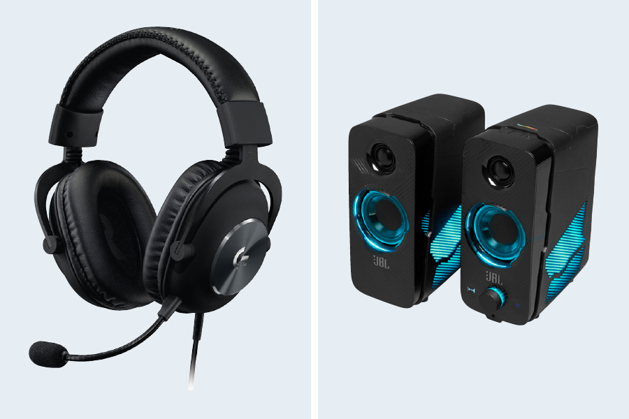 A good gaming headset and a set of speakers are essential pieces of gaming technology.