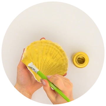 How to create a mini shell dish step 5